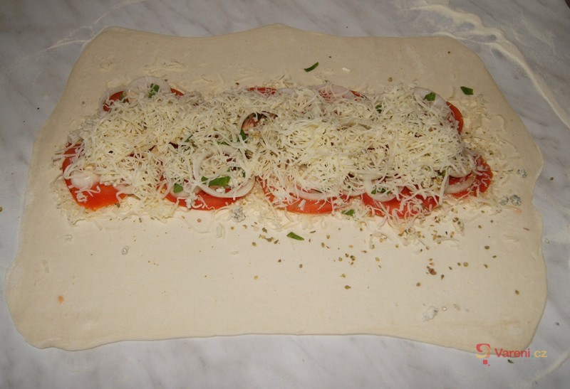 Slaný vegetariánský závin - fotografie 4