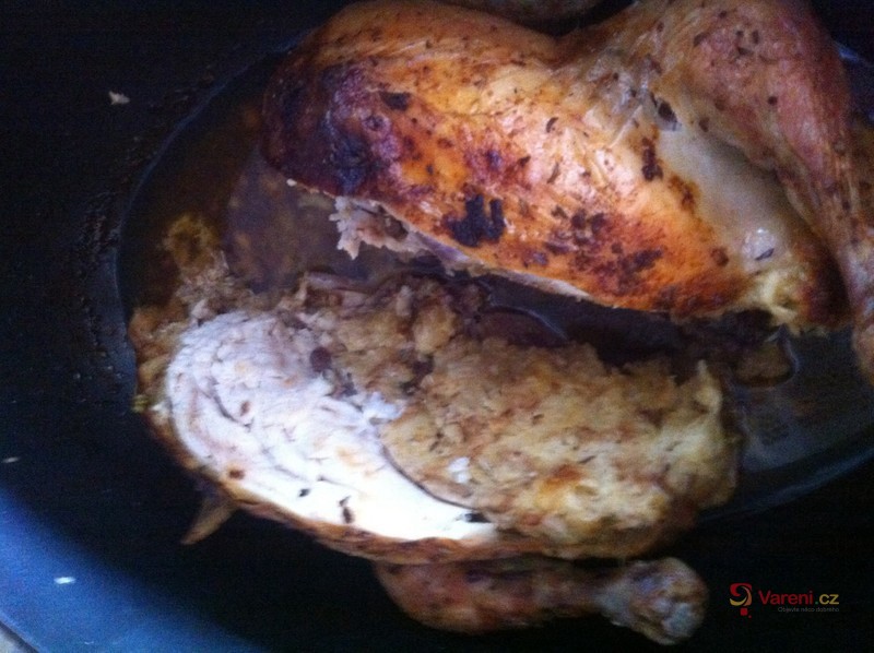 Lahodné kuře plněné nádivkou - fotografie 2