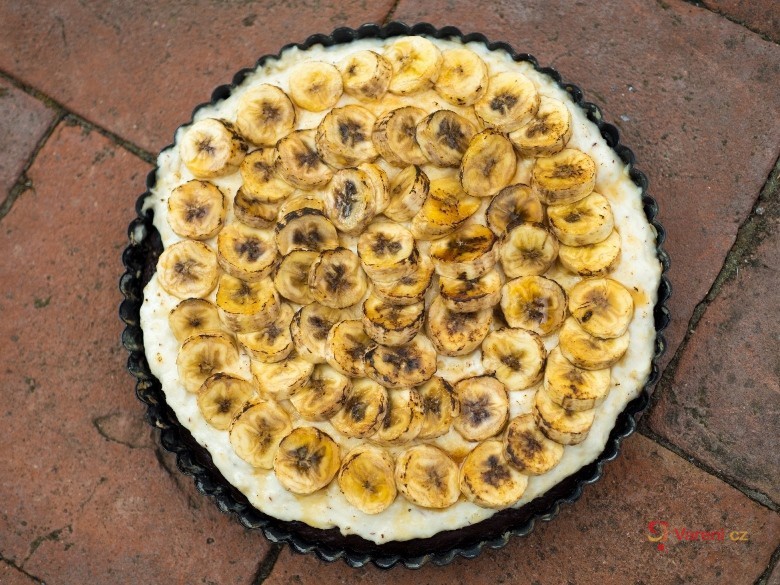 Kakaovo-banánový koláč