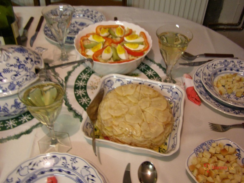 Vánoční celerový salát - fotografie 2