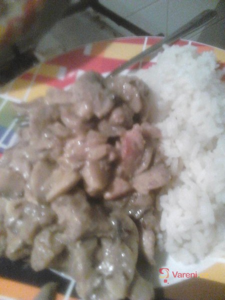 Vepřové nudličky na houbách - fotografie 2