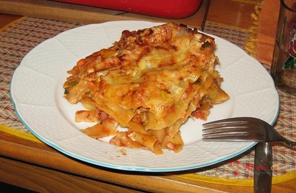 Lasagne s masem a zeleninou - fotografie 5