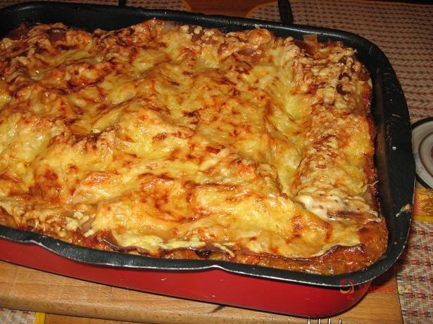 Lasagne s masem a zeleninou - fotografie 2