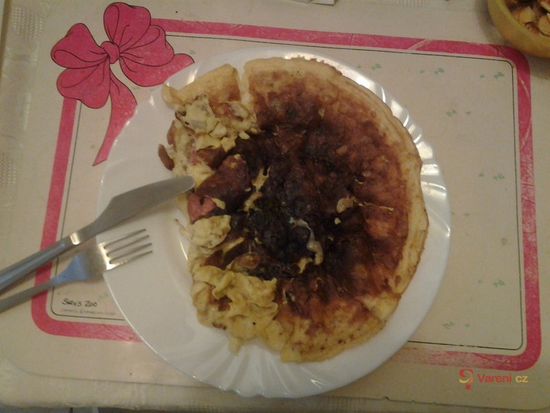 Vaječná omeleta s překvapením - fotografie 2