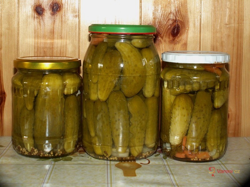 Sterilované okurky - fotografie 2