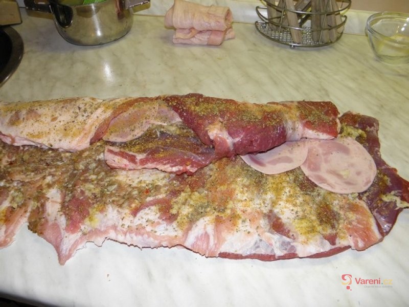 Bůčková roláda s hlívou ústřičnou - fotografie 4