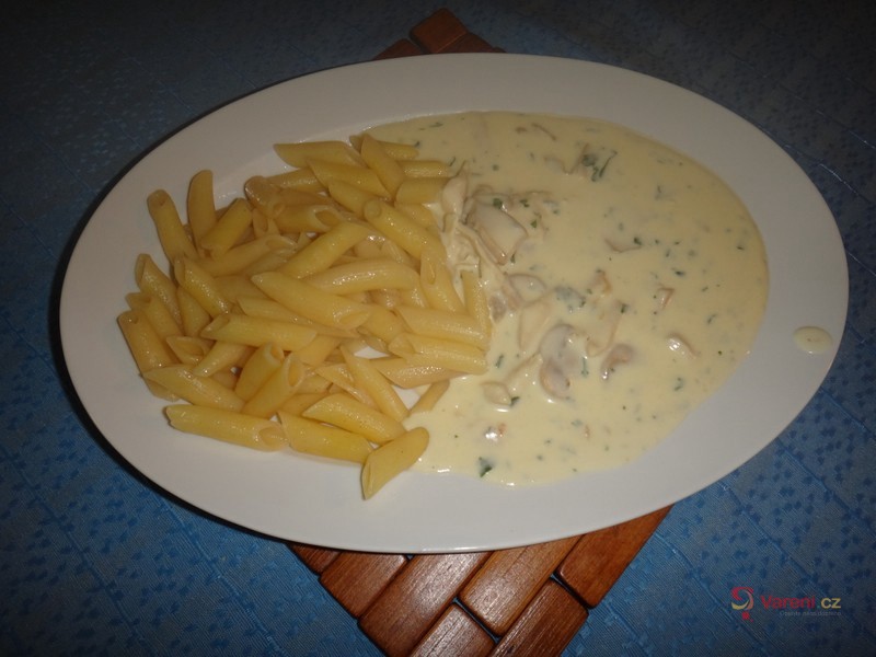 Penne se sýrovou omáčkou - fotografie 2