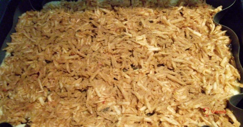 Jablkový koláč z kuskusu - fotografie 5