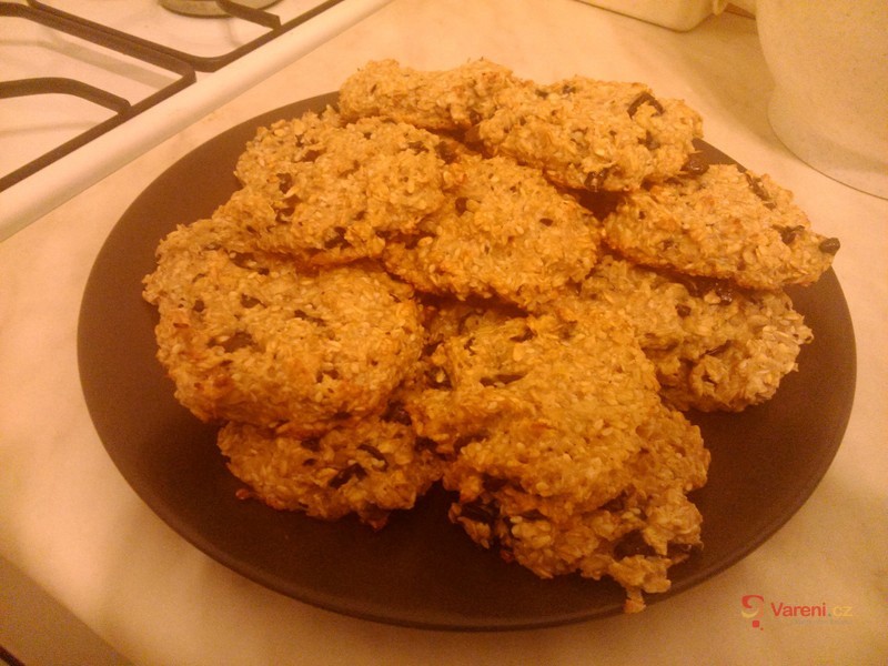 Ovesné sušenky bez másla a mouky - fotografie 2
