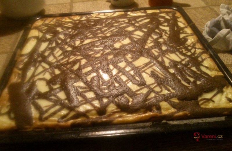 Litá tvarohová buchta s ovocem - fotografie 2