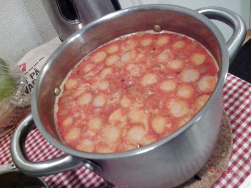 Fazolová polévka s uzeninou - fotografie 2