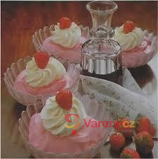 Mražený jahodový krém - fotografie 2