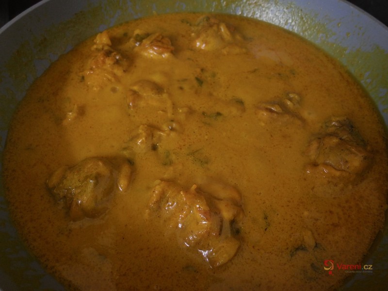 Indické karí s kuřecími paličkami - fotografie 3