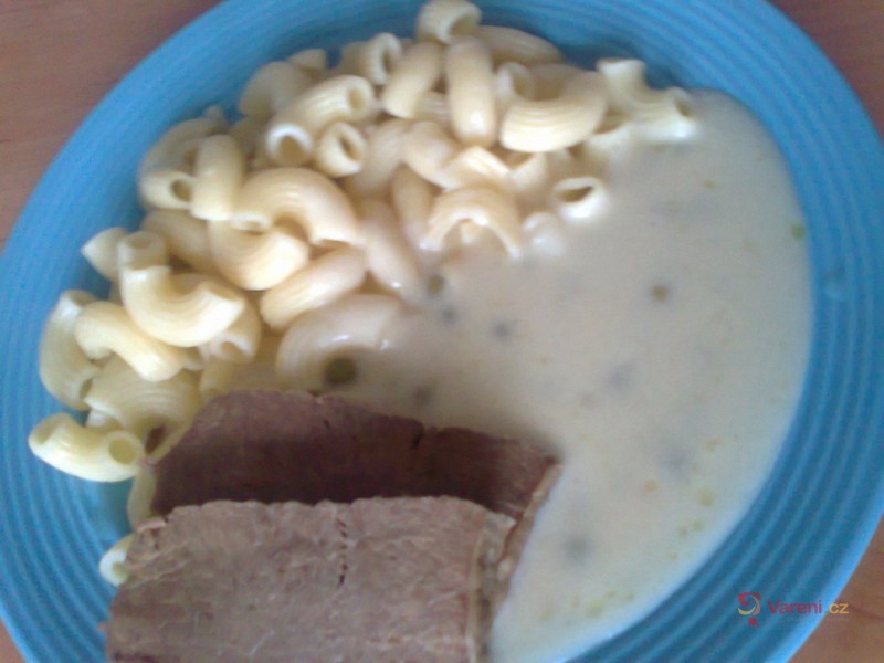 Jemná hrášková omáčka - fotografie 3