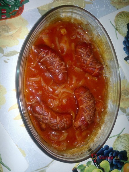 Buřty pečené v pivě - fotografie 3