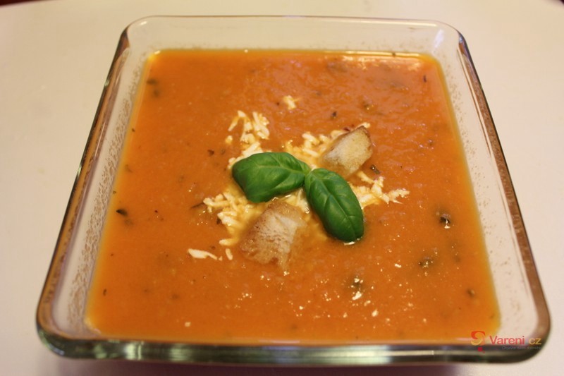 Zapečená rajčatová polévka - fotografie 3