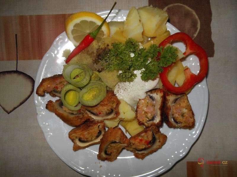 Plněné kloboučky - fotografie 2