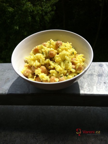 Salát z cizrny a rýže - fotografie 2