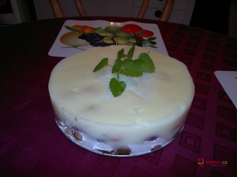 Studený mandarinkový dort - fotografie 2