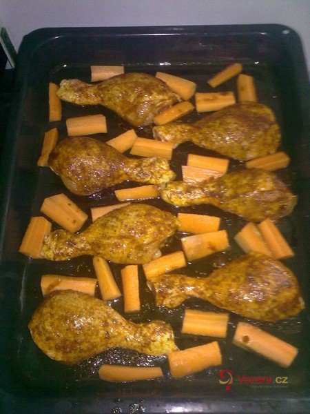 Pečená kuřecí stehna - fotografie 3