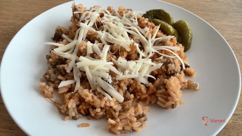 Rizoto s lečem a mletým masem  - fotografie 2