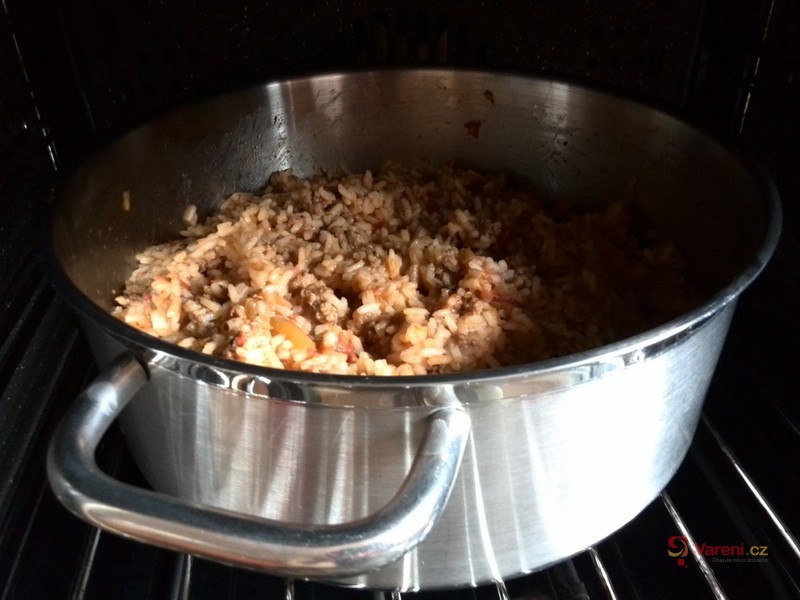 Rizoto s lečem a mletým masem  - fotografie 3