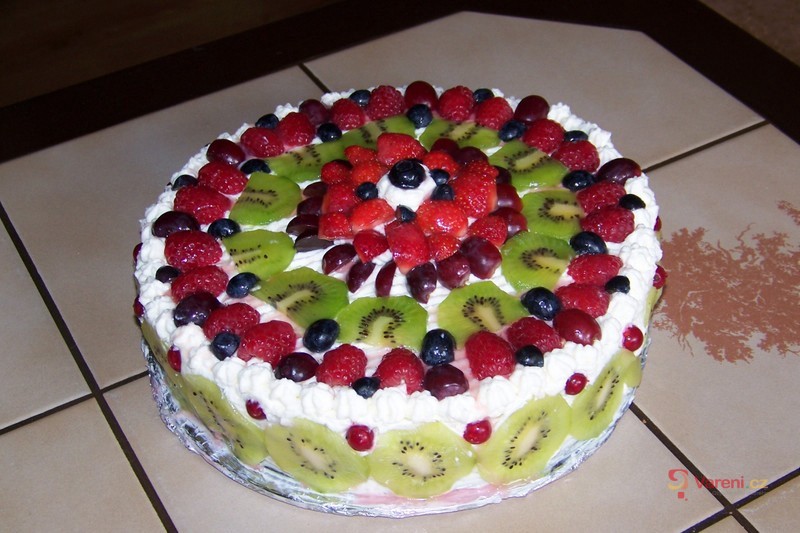 Exotický jogurtový dort - fotografie 2