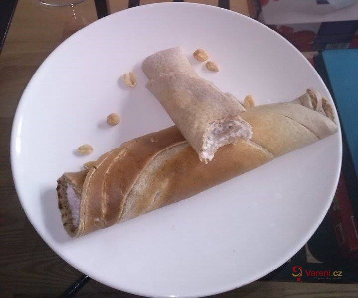 Dietní ovesné palačinky plněné tvarohem - fotografie 2