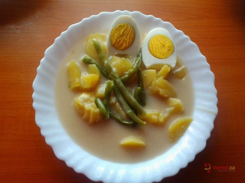Fazolová omáčka s vejci - fotografie 2