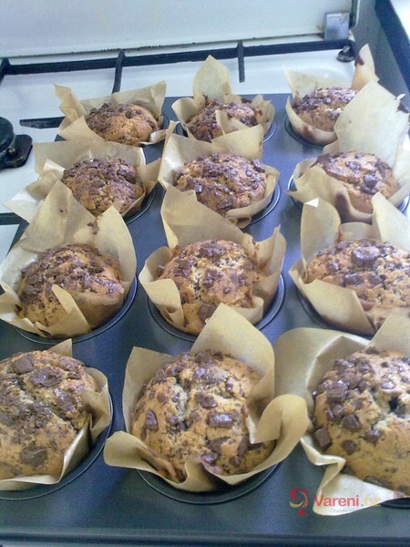 Čokoládové mufiny - fotografie 2