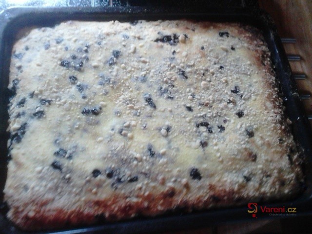 Výborný borůvkový koláč se smetanou - fotografie 2