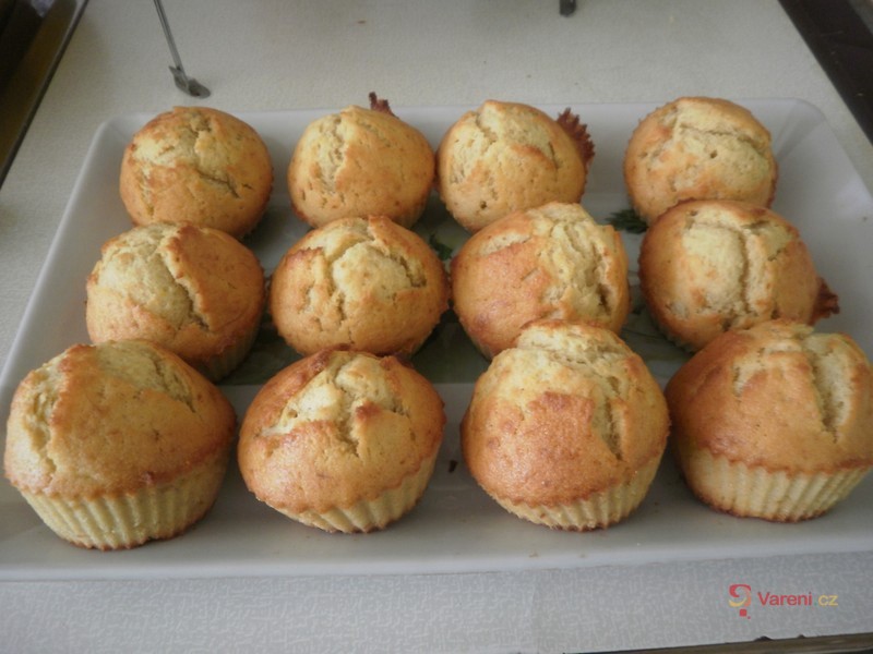 Banánové muffiny - fotografie 5