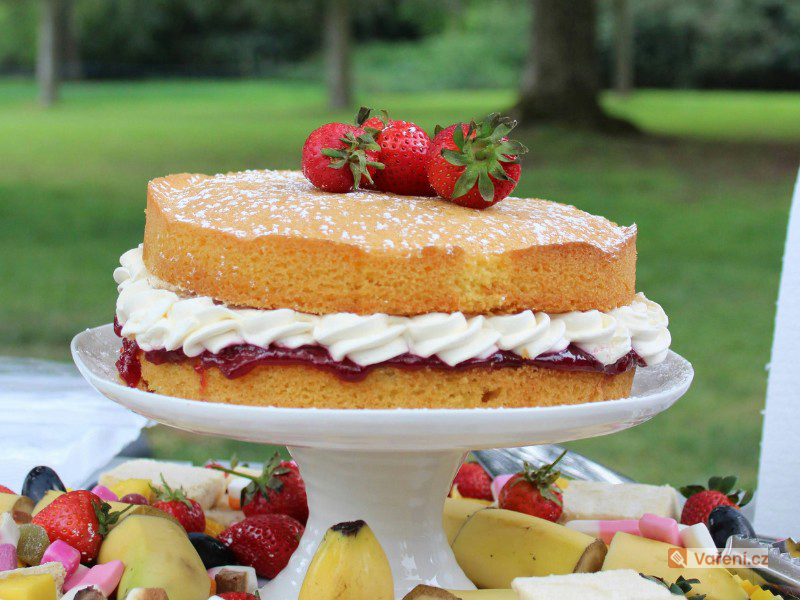 Tvarohovo-máslový dort