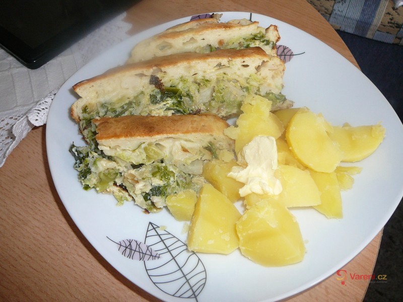 Kapusta zapečená s palačinkovým těstem - fotografie 2