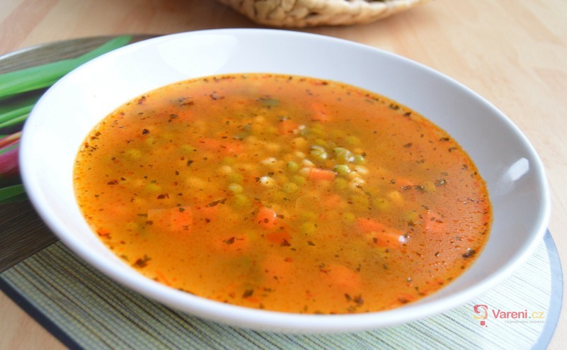 Pikantní zeleninová polévka s tarhoňou