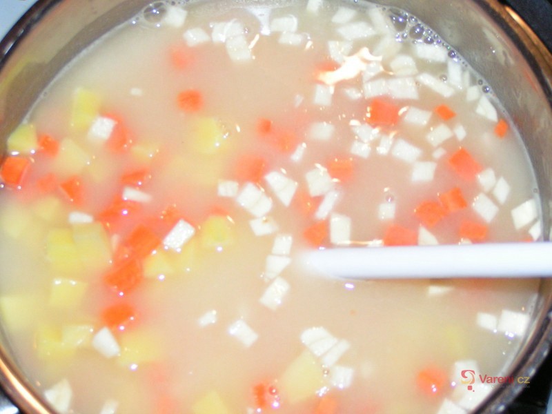Bramborová polévka s mrkví - fotografie 3