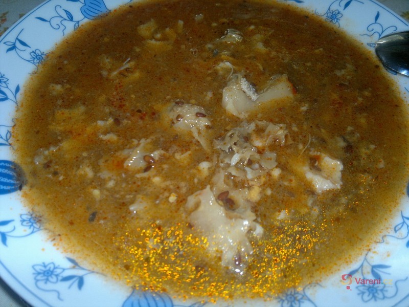 Dršťková polévka z růžovek - fotografie 2