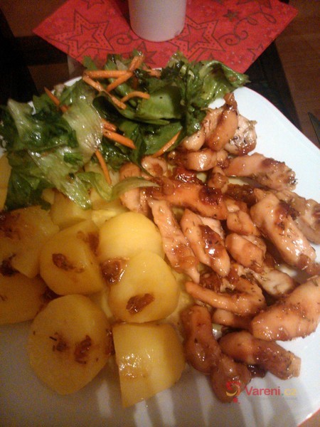 Kuřecí prsa s rozmarýnem na medu - fotografie 2