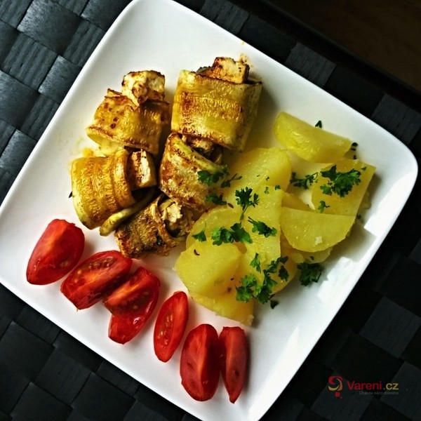 Cuketové roládky s fetou - fotografie 2