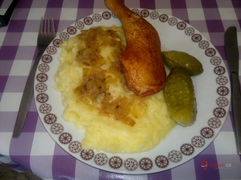 Bramborová kaše s uzeným - fotografie 5