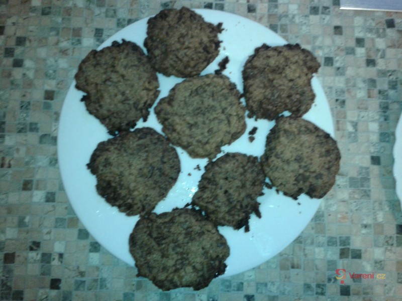 Čokoládové sušenky cookies - fotografie 2