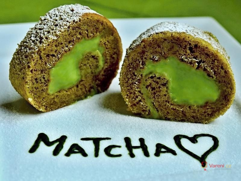 Matcha Tea roláda - fotografie 2