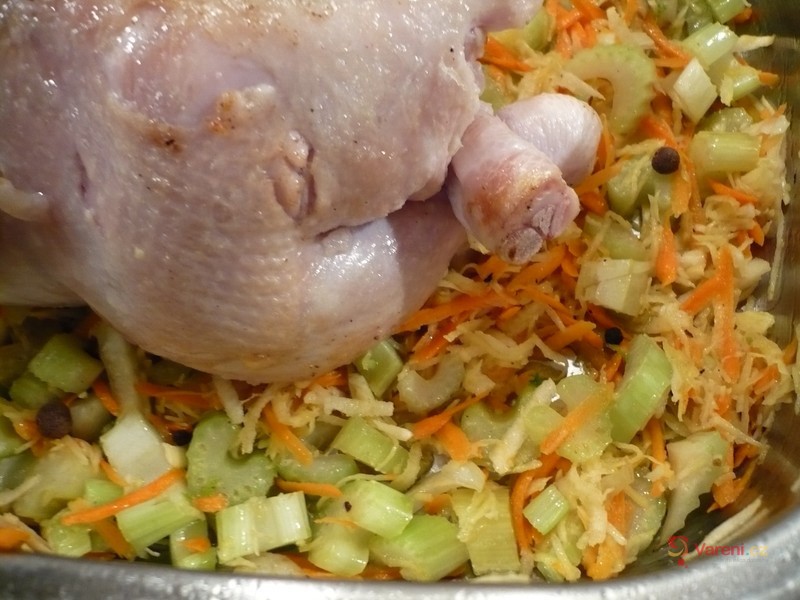 Dušené kuře na celeru - fotografie 4