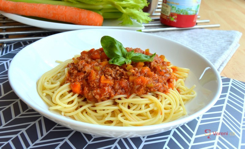 Maminčiny boloňské špagety