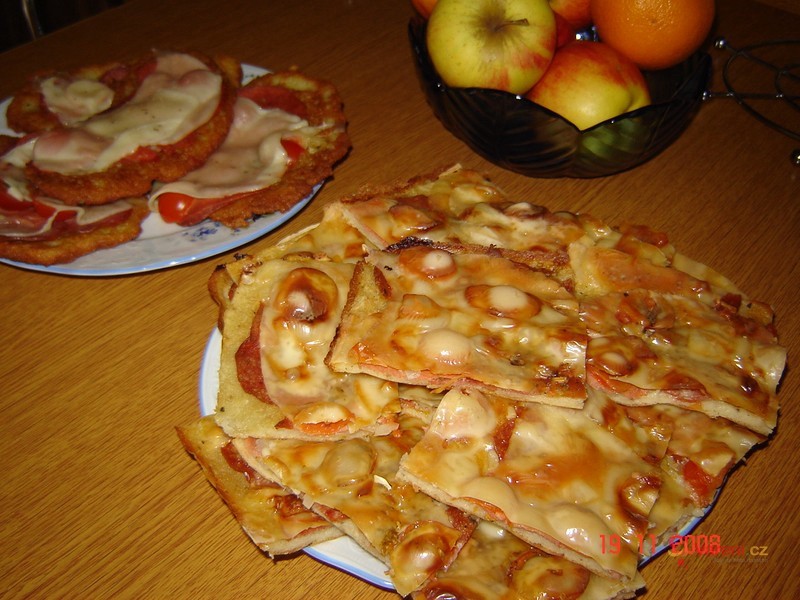 Bramboráková pizza - fotografie 2