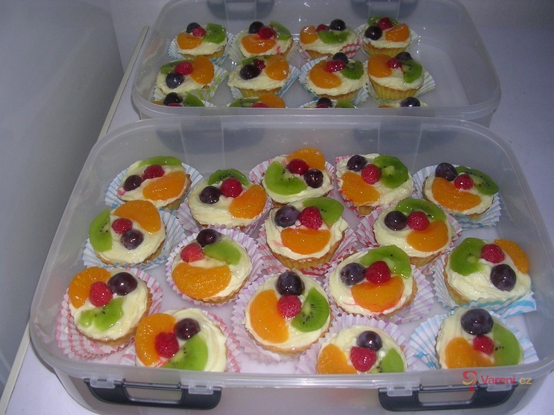 Pudinkové košíčky s ovocem - fotografie 2