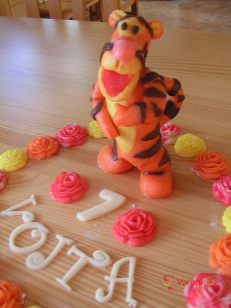 Modelovací hmota - marcipán ze sušeného mléka - fotografie 3