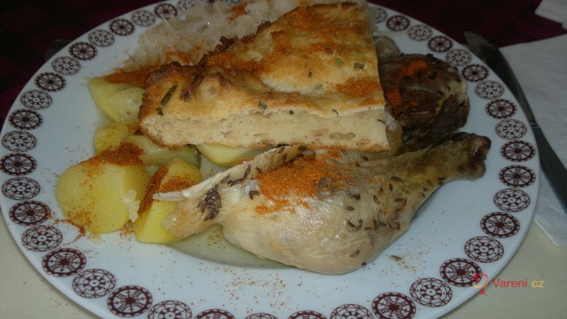 Kuřecí stehno s bramborem - fotografie 2
