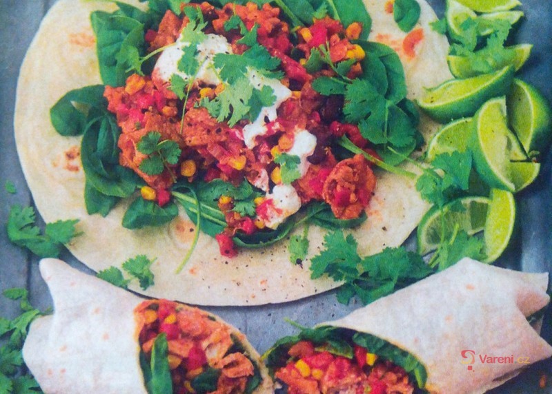 Tortilly plněné mexickou směsí - fotografie 2