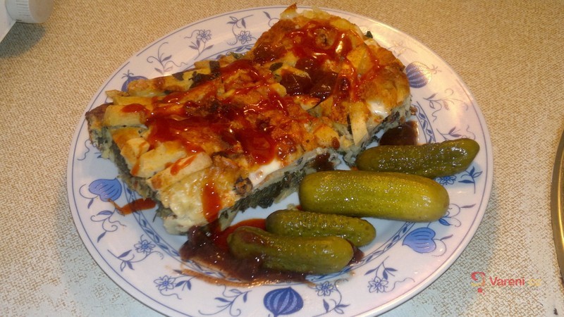 Zapečené brambory se zeleninou a sýrem - fotografie 5